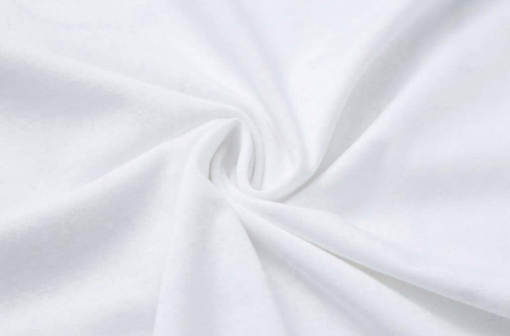 a close up of a blue and white shirt